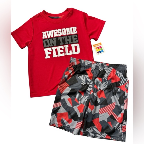 Healthtex Red and Black Kids Matching Set - Picture 1 of 1